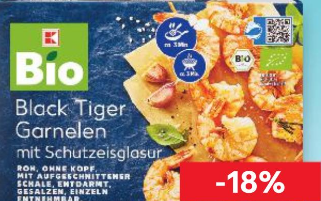 Black tiger kozice 180 g