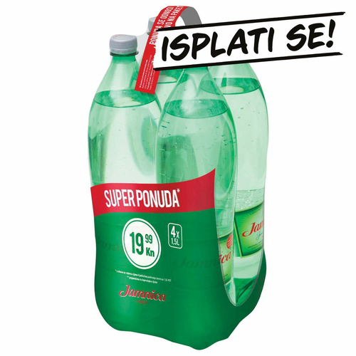 Prirodna mineralna gazirana voda 4x1,5l