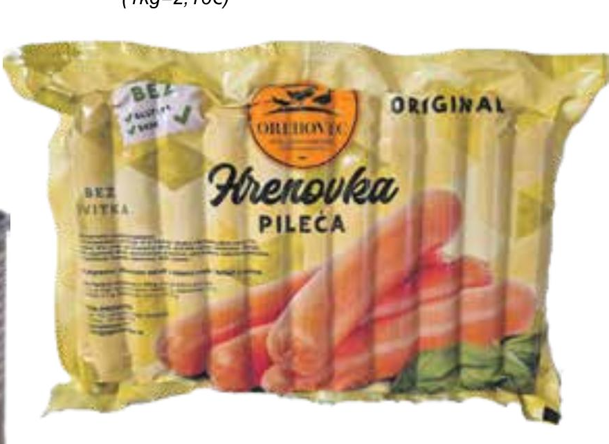 Hrenovke 1200g