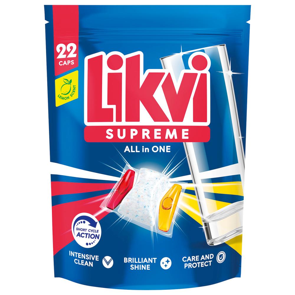 Tablete za strojno pranje posuđa 22 kom