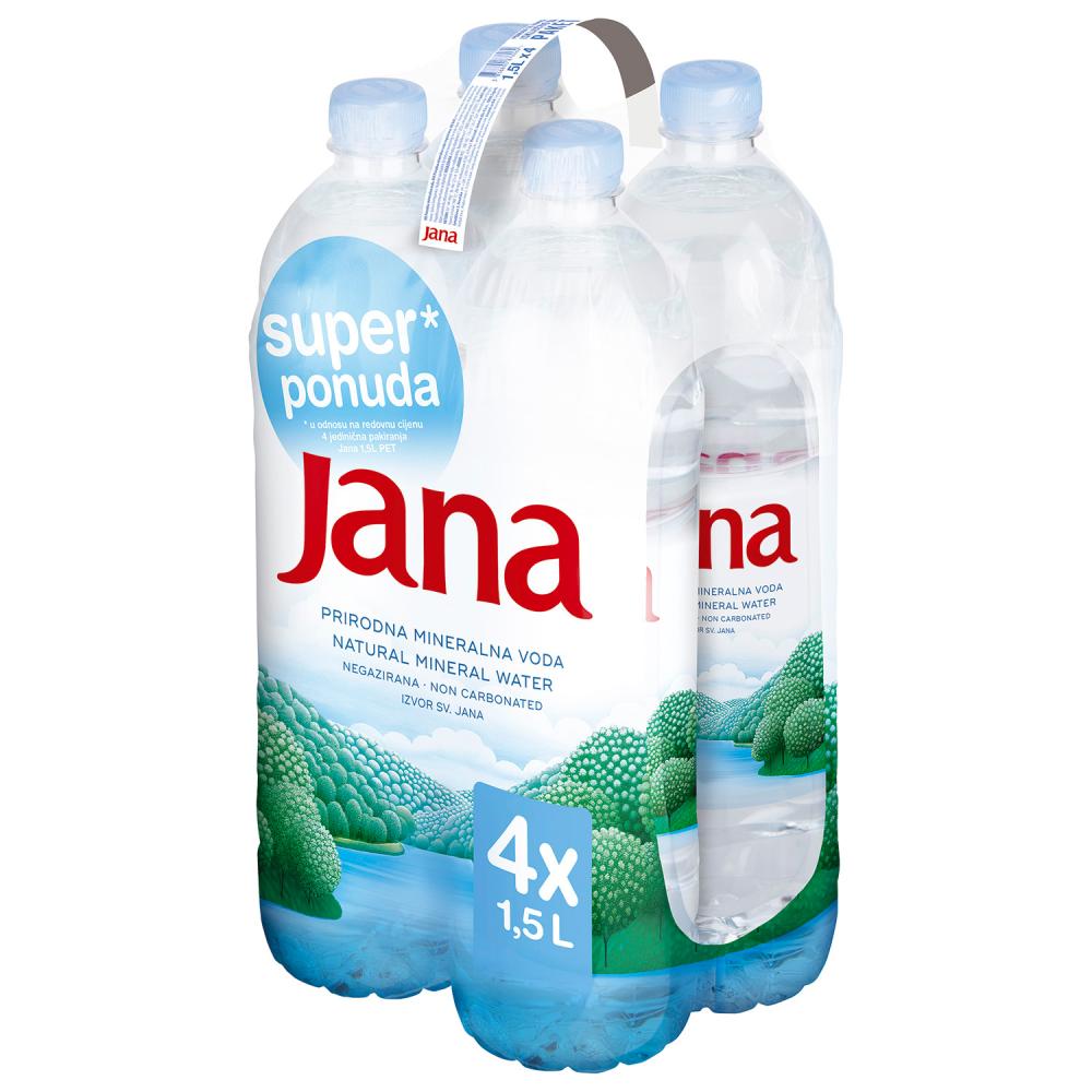 Mineralna voda 4 x 1,5 L