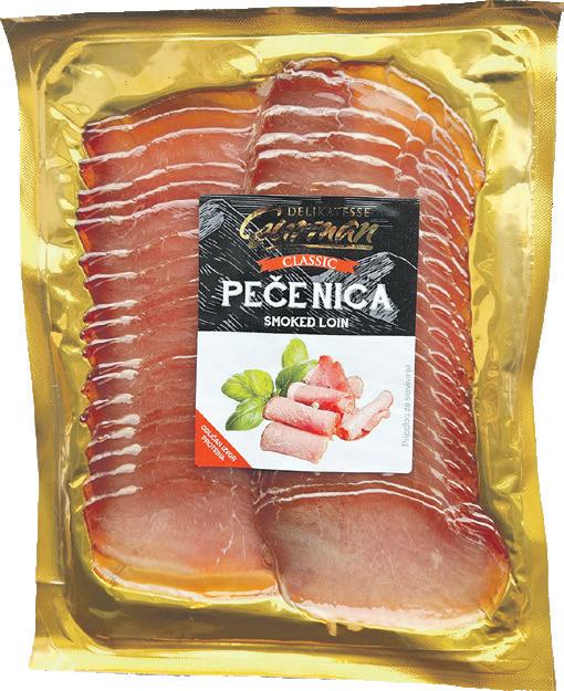 Pršut ili dimljena pečenica rezana 200g