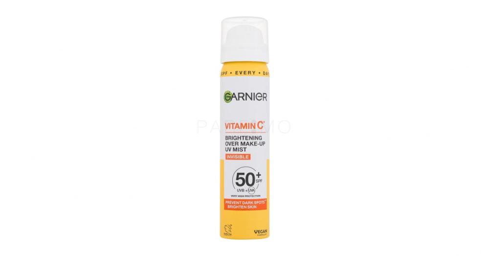 Brightening over make-up uv mist