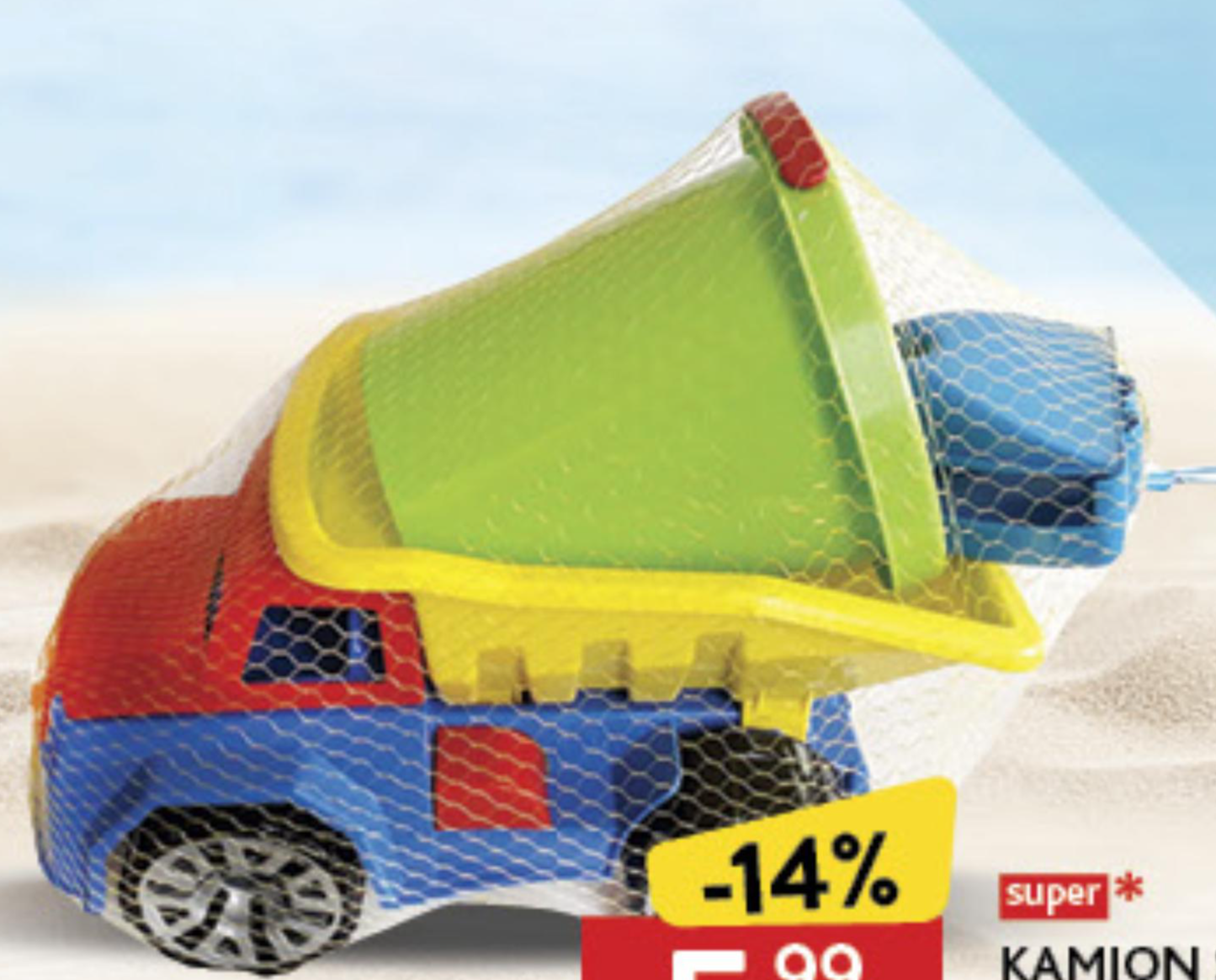 Kamion sa kanticom za pijesak kom