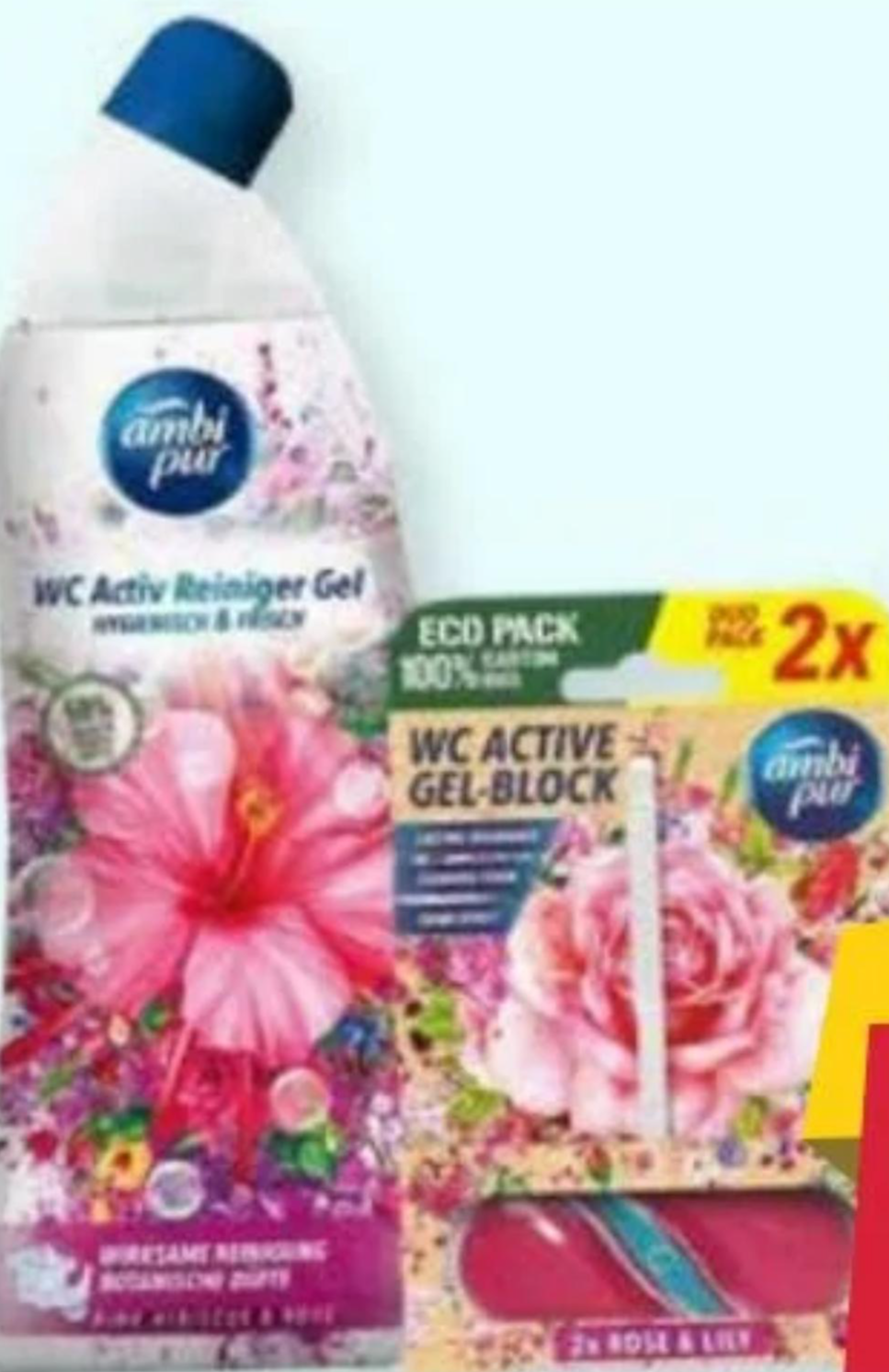 Duo pack set wc gel + solid rimblock 750ml + 2x45g
