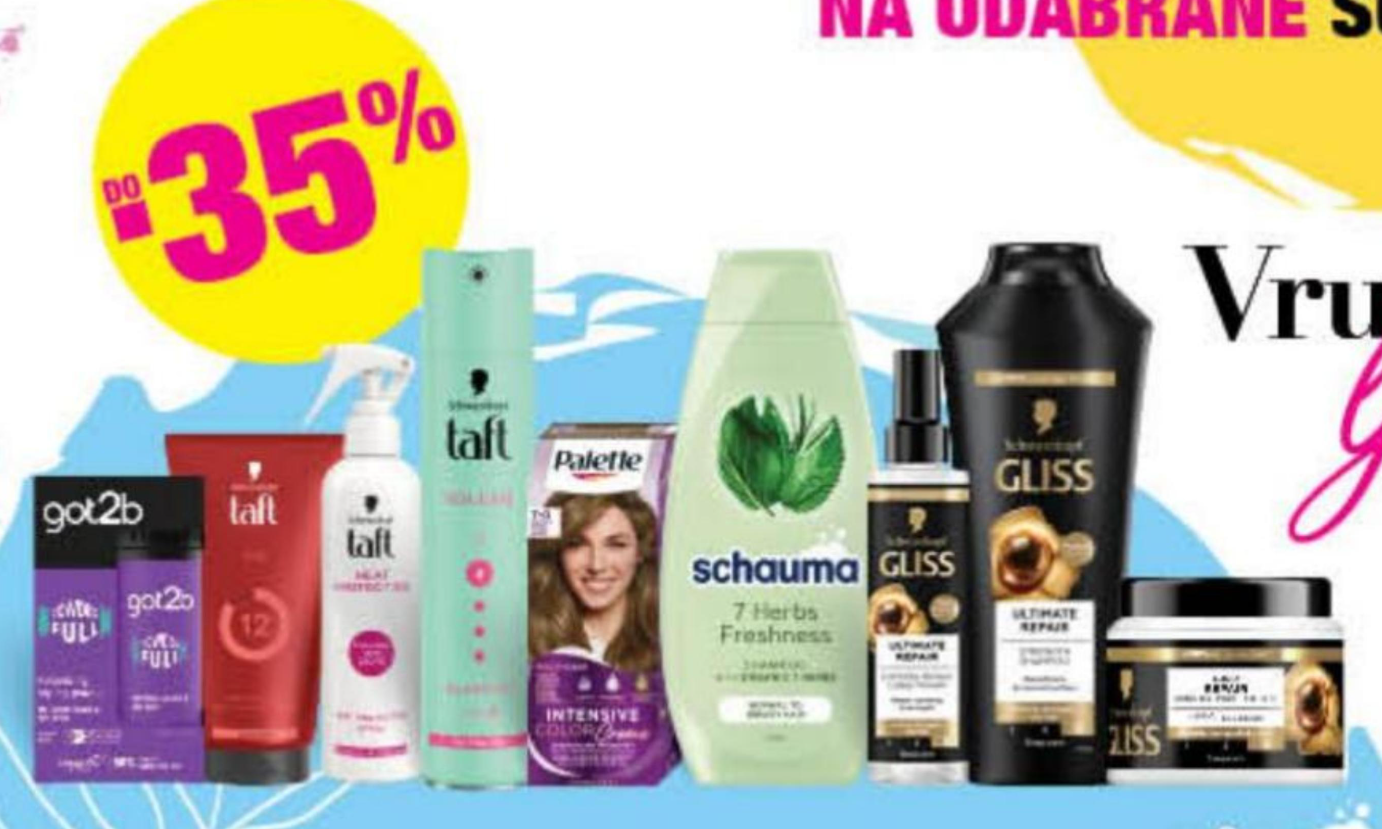Proizvodi za njegu kose i boje za kosu