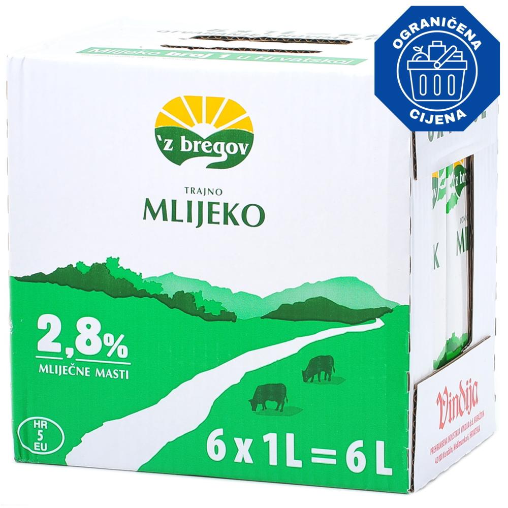 Trajno mlijeko 6x1L