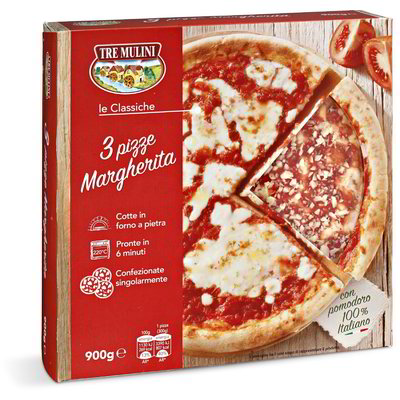 Pizza margherita 3 KOM