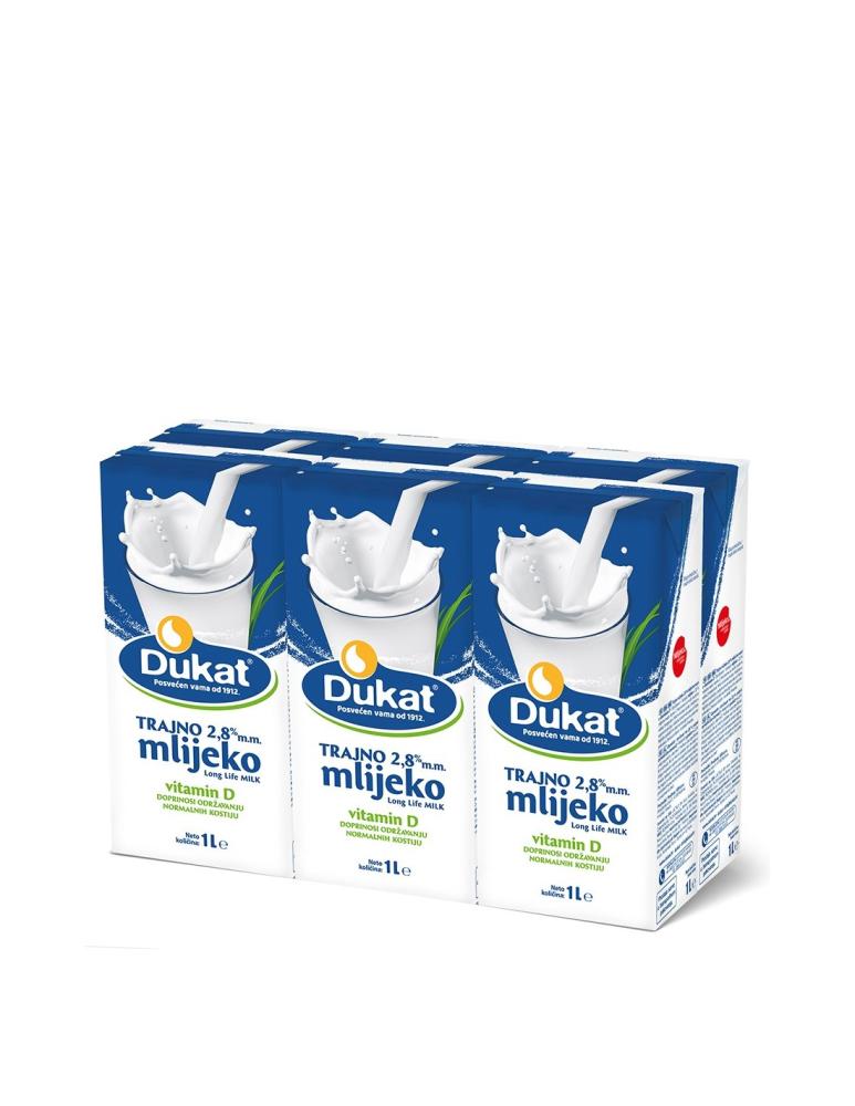 Mlijeko trajno 6 x 1 l