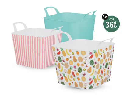 Fleksibilna košara 3x cca 36L