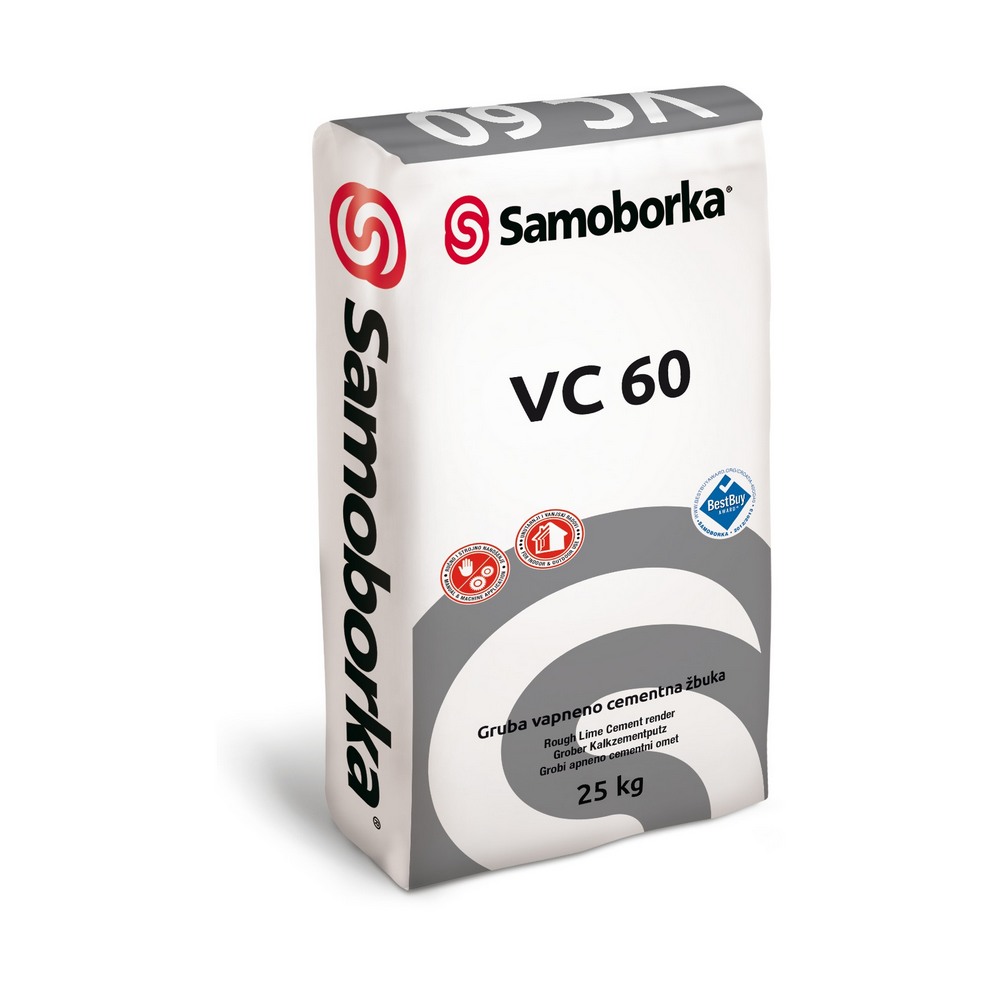 Vc 60 vapneno-cementna žbuka 25 kg