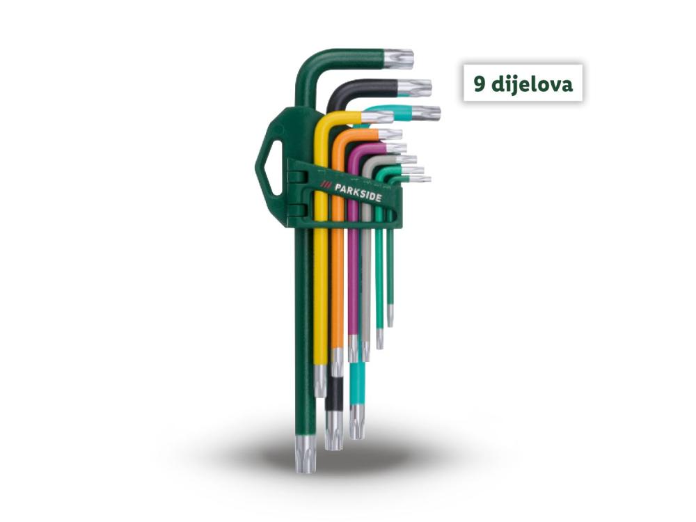 Šesterokutni ključevi 9 dijelova