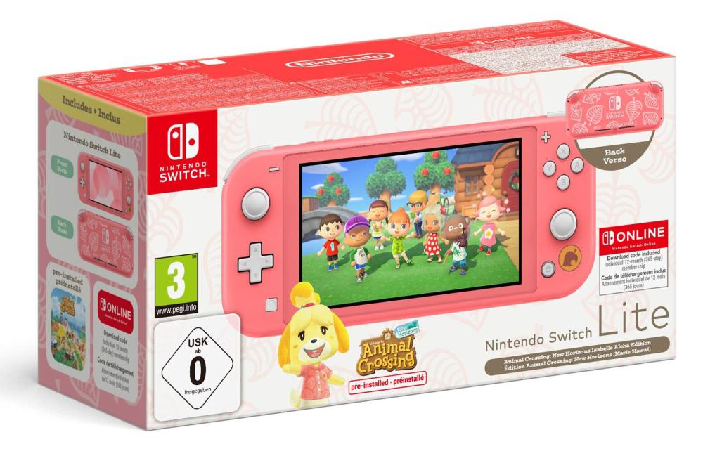 Switch konzola lite coral isabelle aloha edition 12m nso