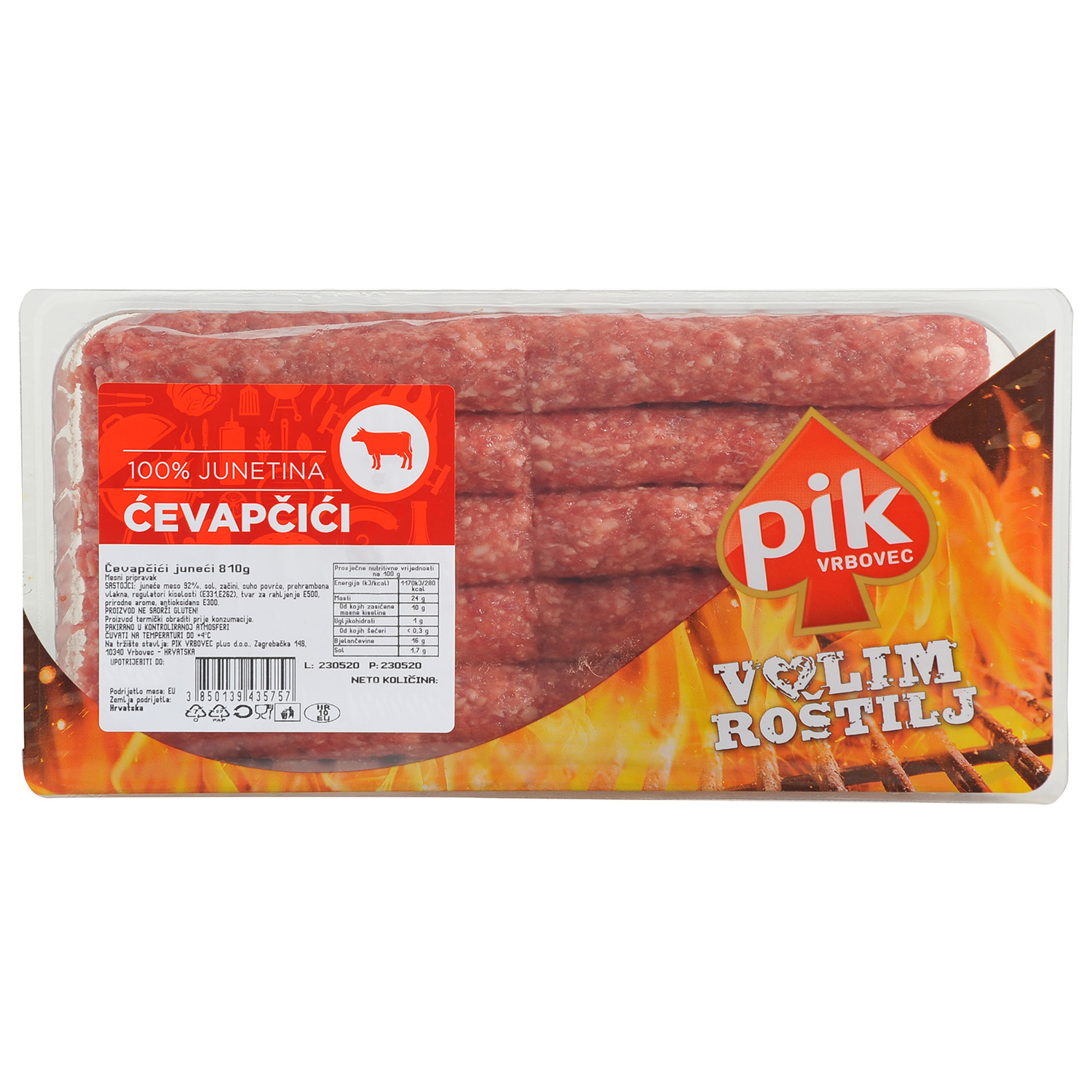 Ćevapčići 810g
