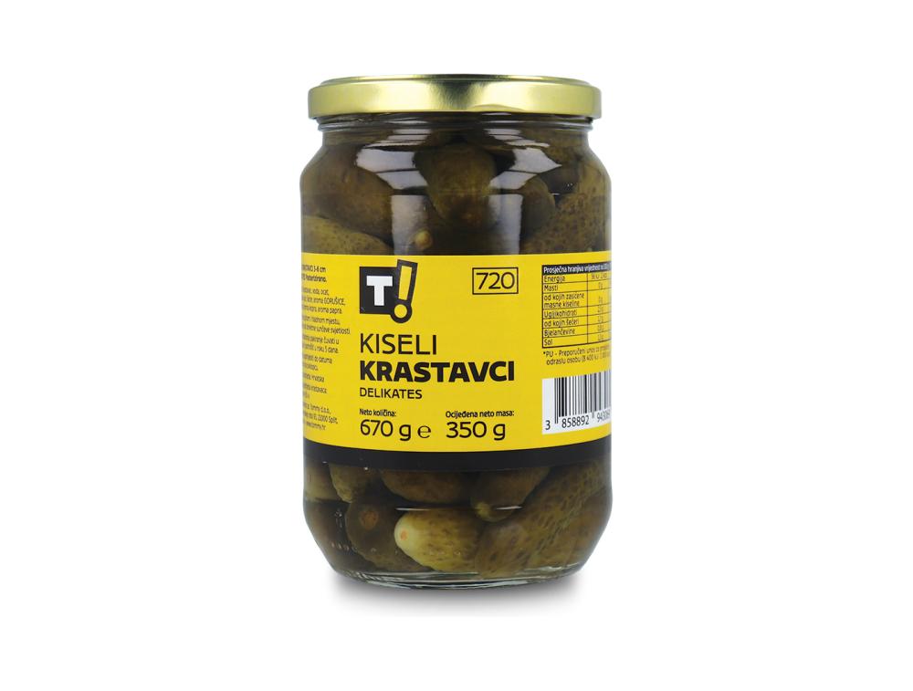 Kiseli krastavci 680g