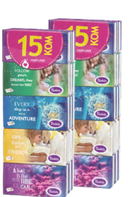 Papirnate maramice 1 pak, 15 kom