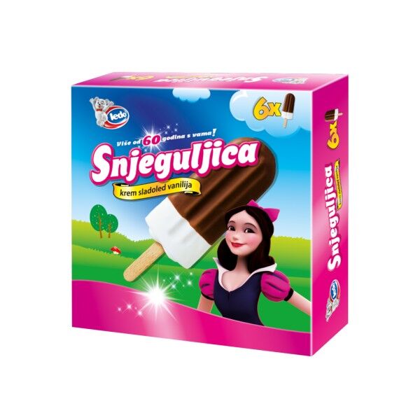 Sladoled snjeguljica 6x65 ml Ledo