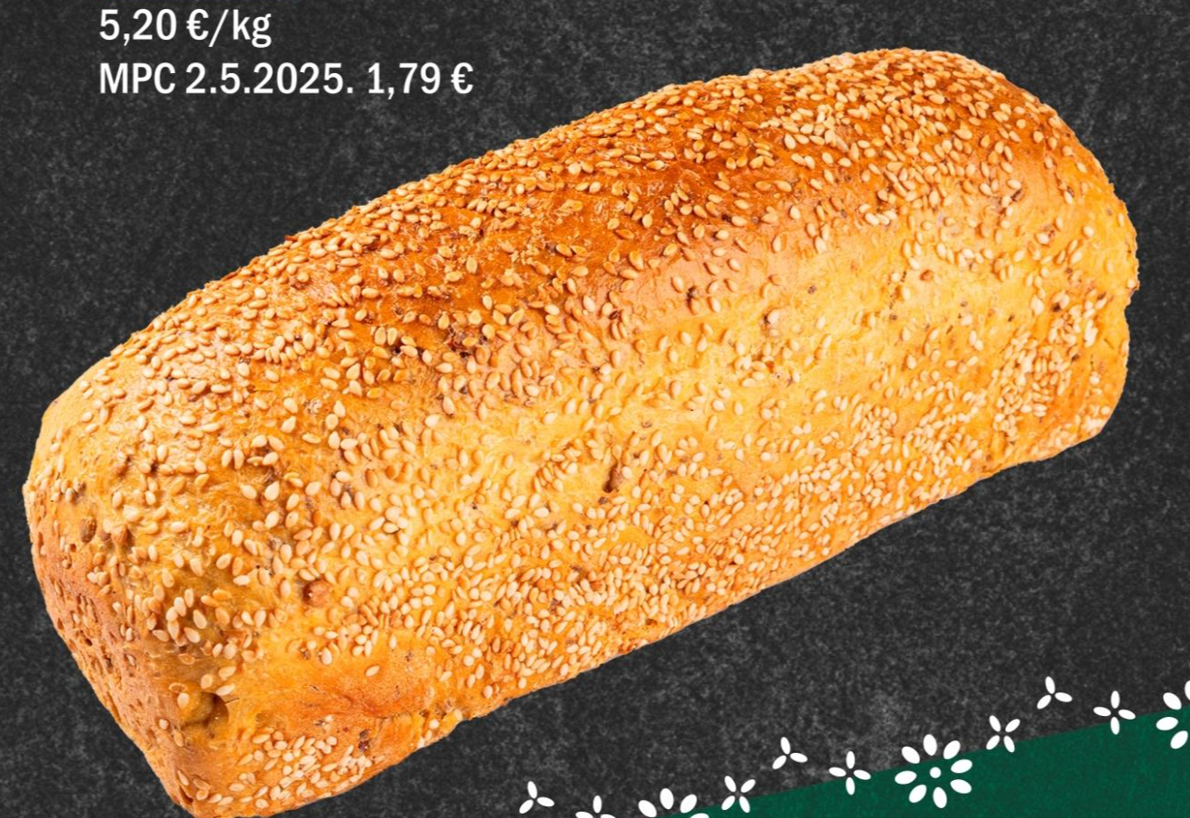 Kruh sa sjemenkama 300G