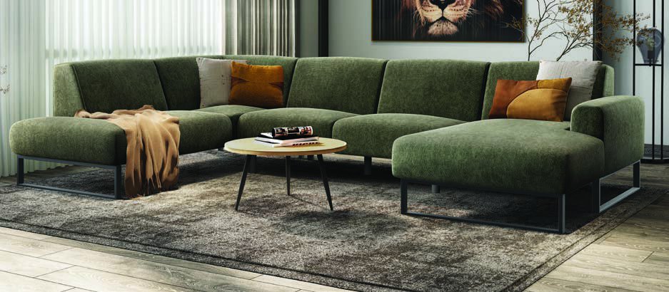 Barcelona modularna garnitura 351 x 204 x 83 cm