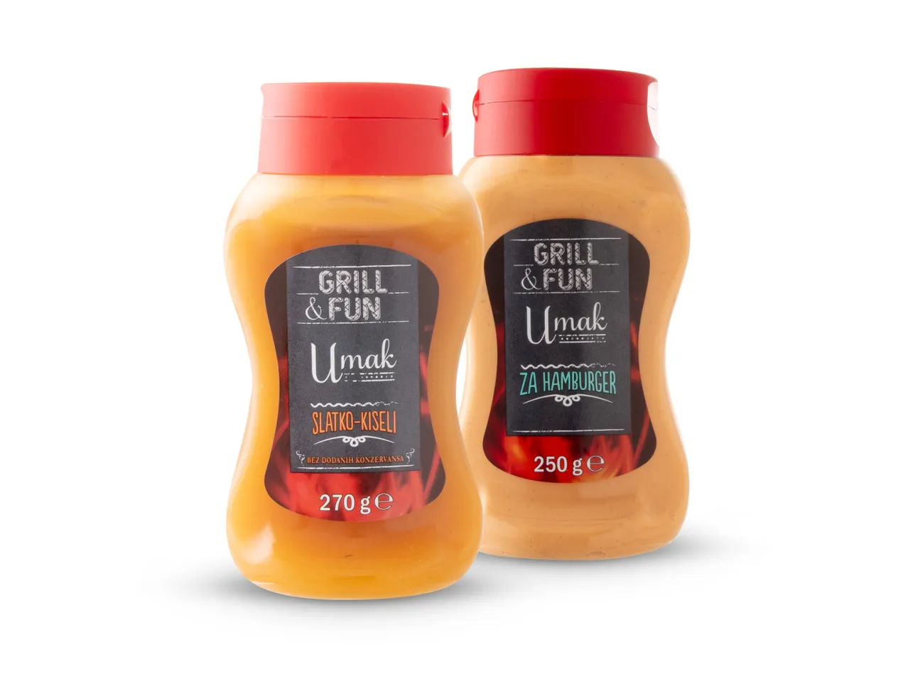 Slatko kiseli umak ili umak za hamburger 250 g ili 270 g