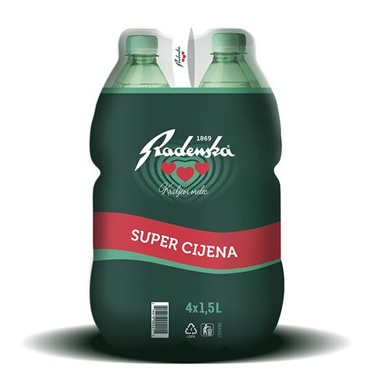 Prirodna mineralna gazirana voda 4x1,5l