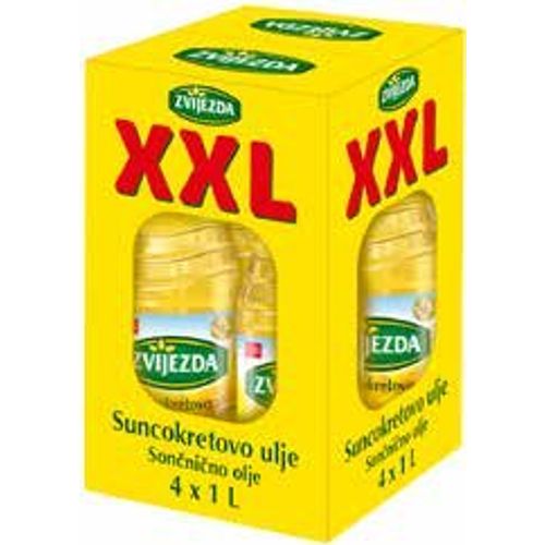 Suncokretovo ulje 4x 1 L
