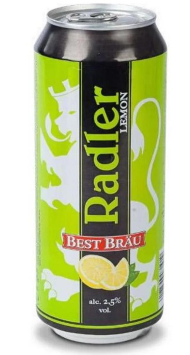 Pivo radler limun 2,5% VOL., 500 ml