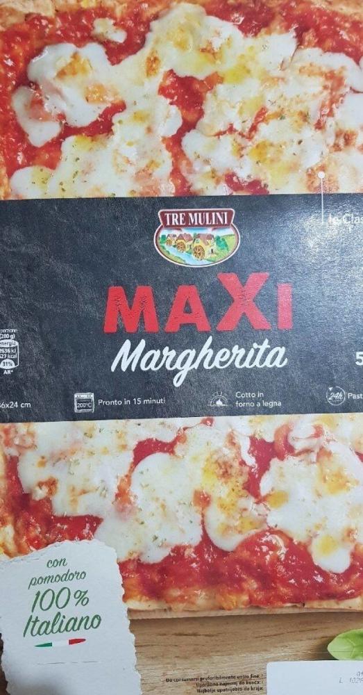 Maxi pizza margherita 560 g