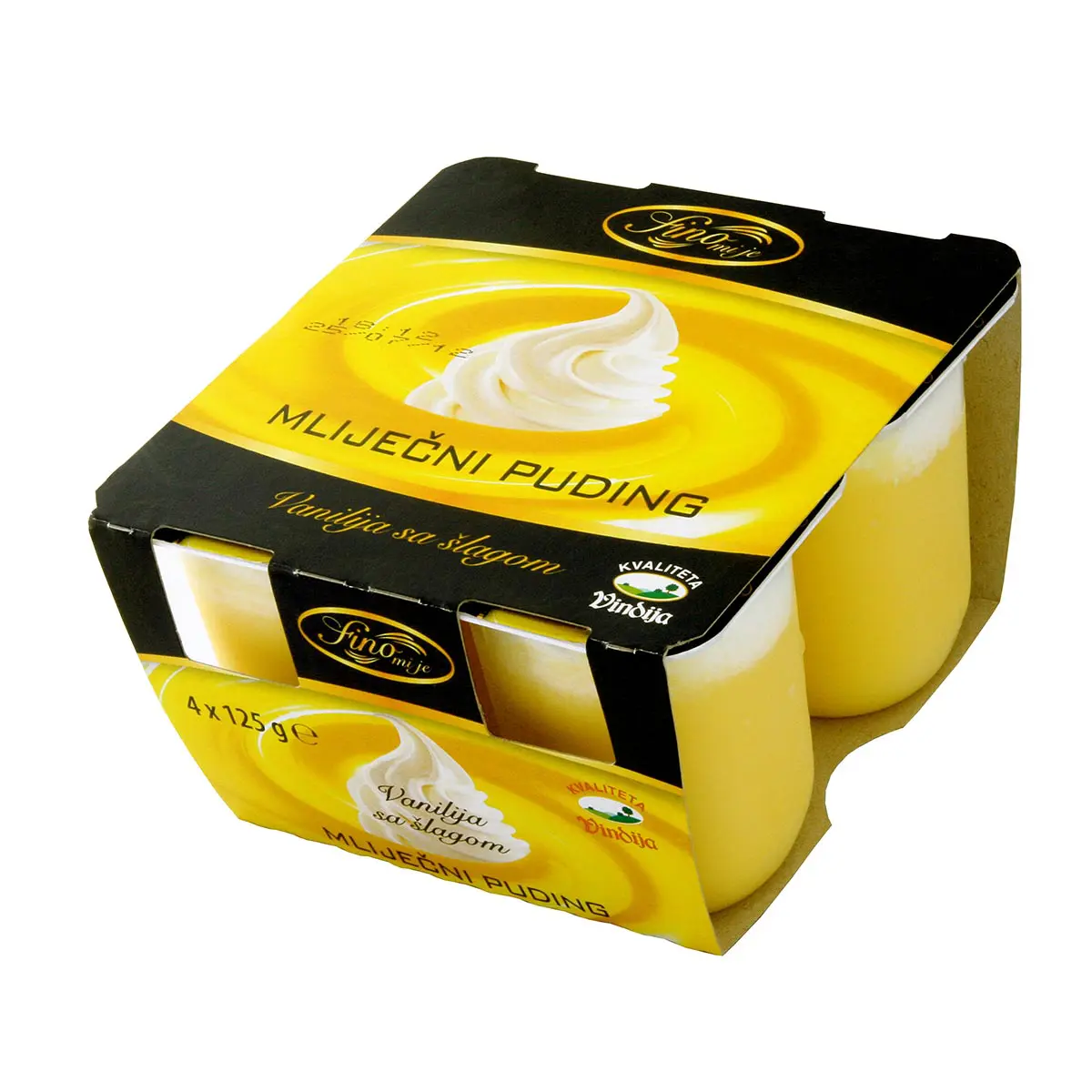 Puding sa šlagom 4 x 125 g Vindija