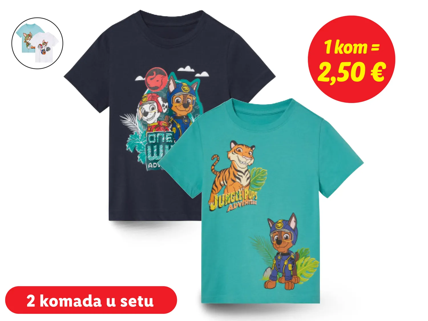 Majice 2 komada u setu
