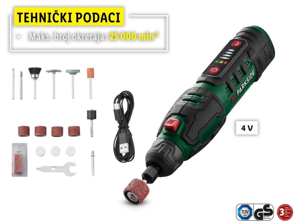 Aku precizna bušilica/brusilica