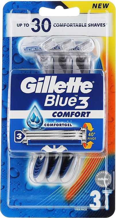Blue3 comfort jednokratni brijači 3 kom