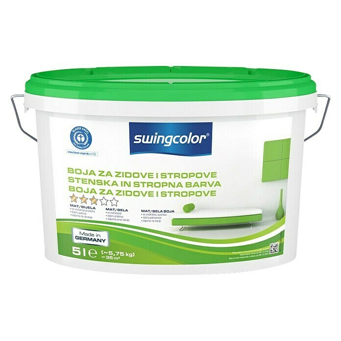 Boja za zidove i stropove 5L
