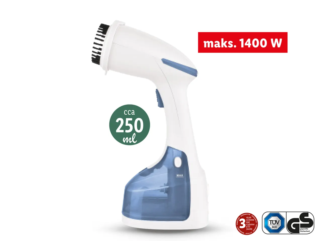 Uređaj za okomito glačanje na paru cca 250 ml