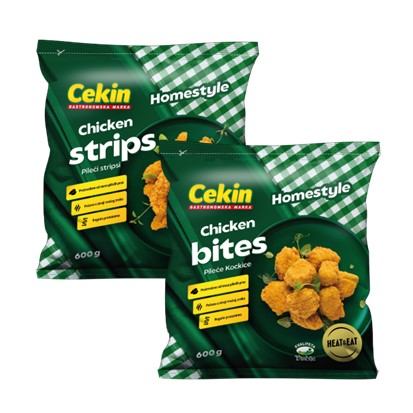 Homestyle chicken bites i homestyle chicken strips 600g