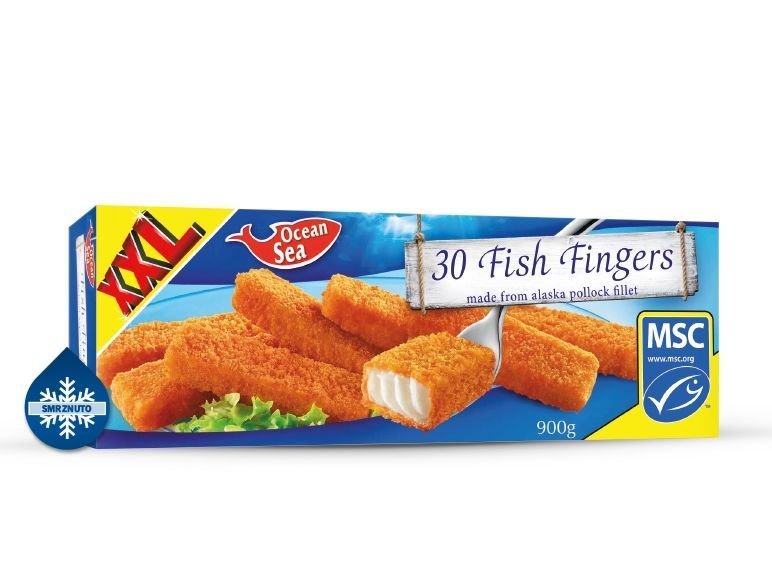 Panirani riblji štapići 900 g