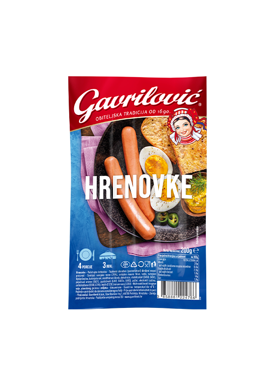 Hrenovke 200 g Gavrilović