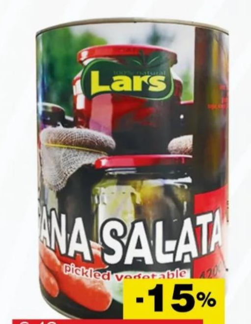 Miješana salata 4200 g/ 2200 g
