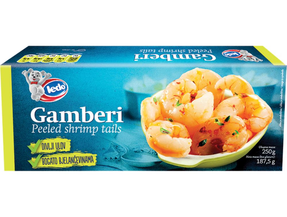 Gamberi 250g Ledo