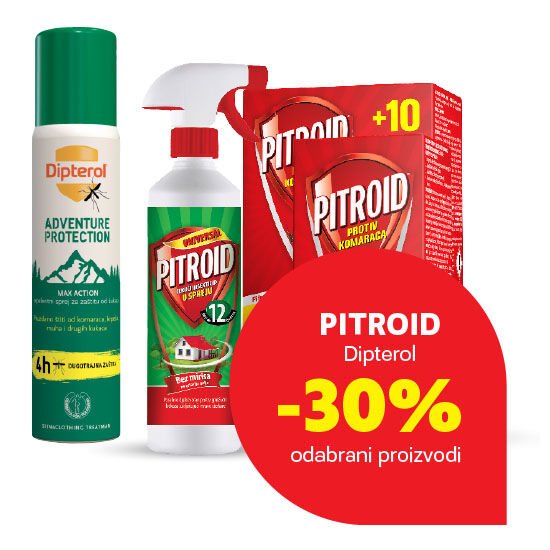 Odabrani dipterol i pitroid proizvodi