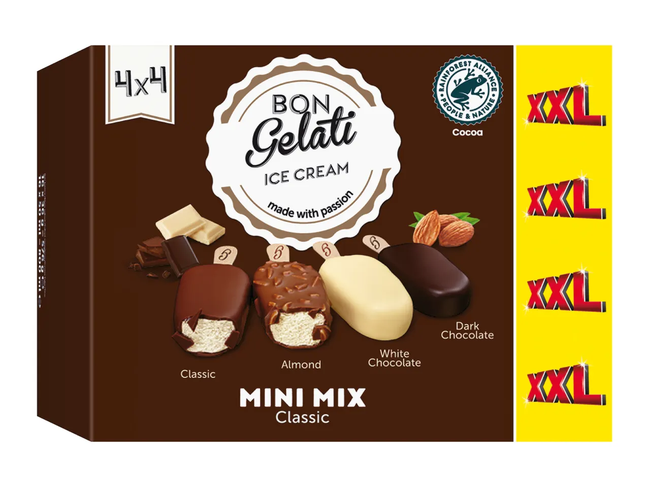 Mini mix sladoled 16 x 50 ml Bon Gelati