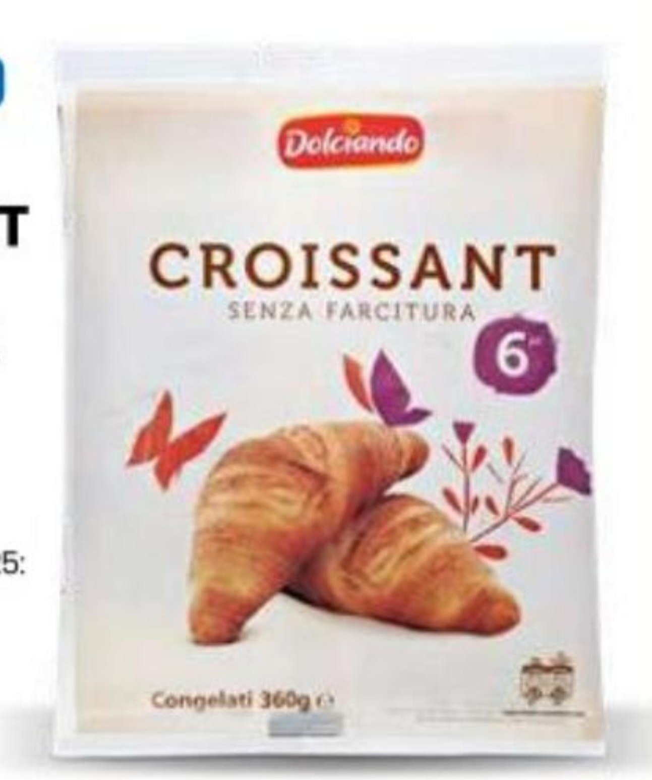 Croissant 6 KOM, 360 g