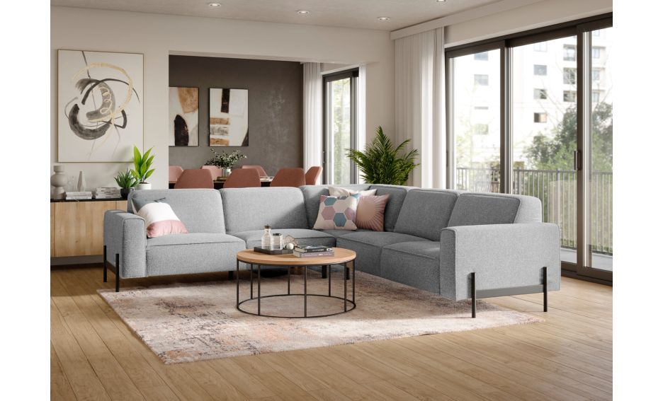 Madeira modularna garnitura 354 x 274 x 85 cm