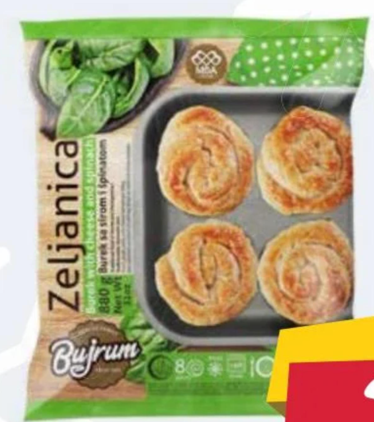 Pita zeljanica 880g