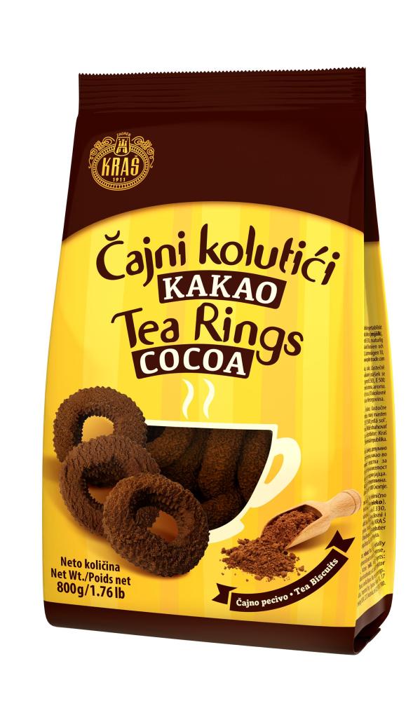 Čajni kolutići 800 g Kraš