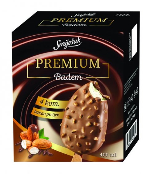 Sladoled premium štapić 400 ml (4 x 100 ml)