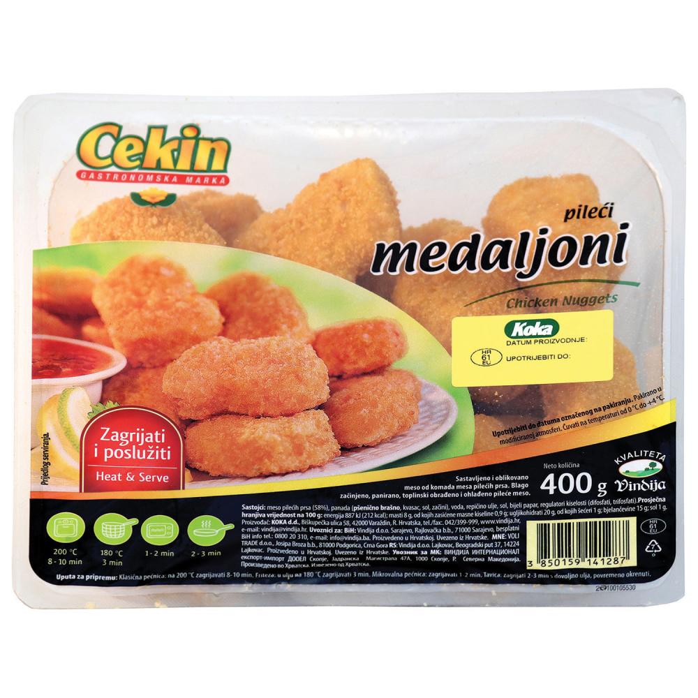Panirani pileći medaljoni 400 g