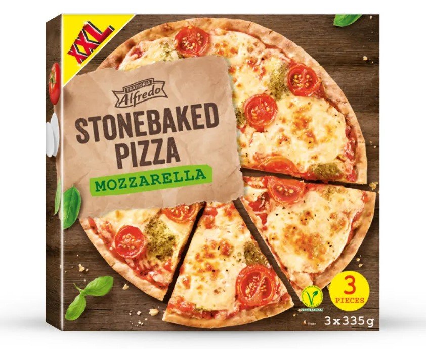 Pizza mozzarella 3 x 335 g