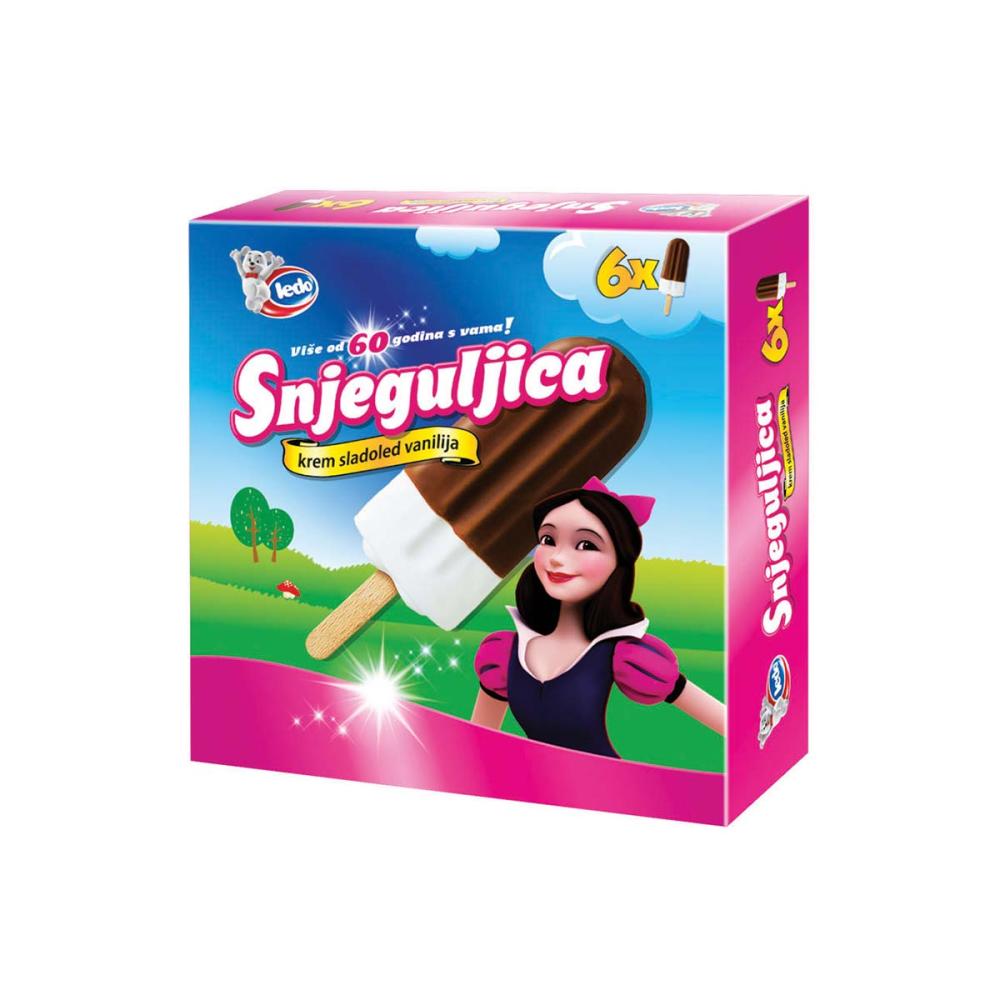 Sladoled snjeguljica 6x65ml Ledo
