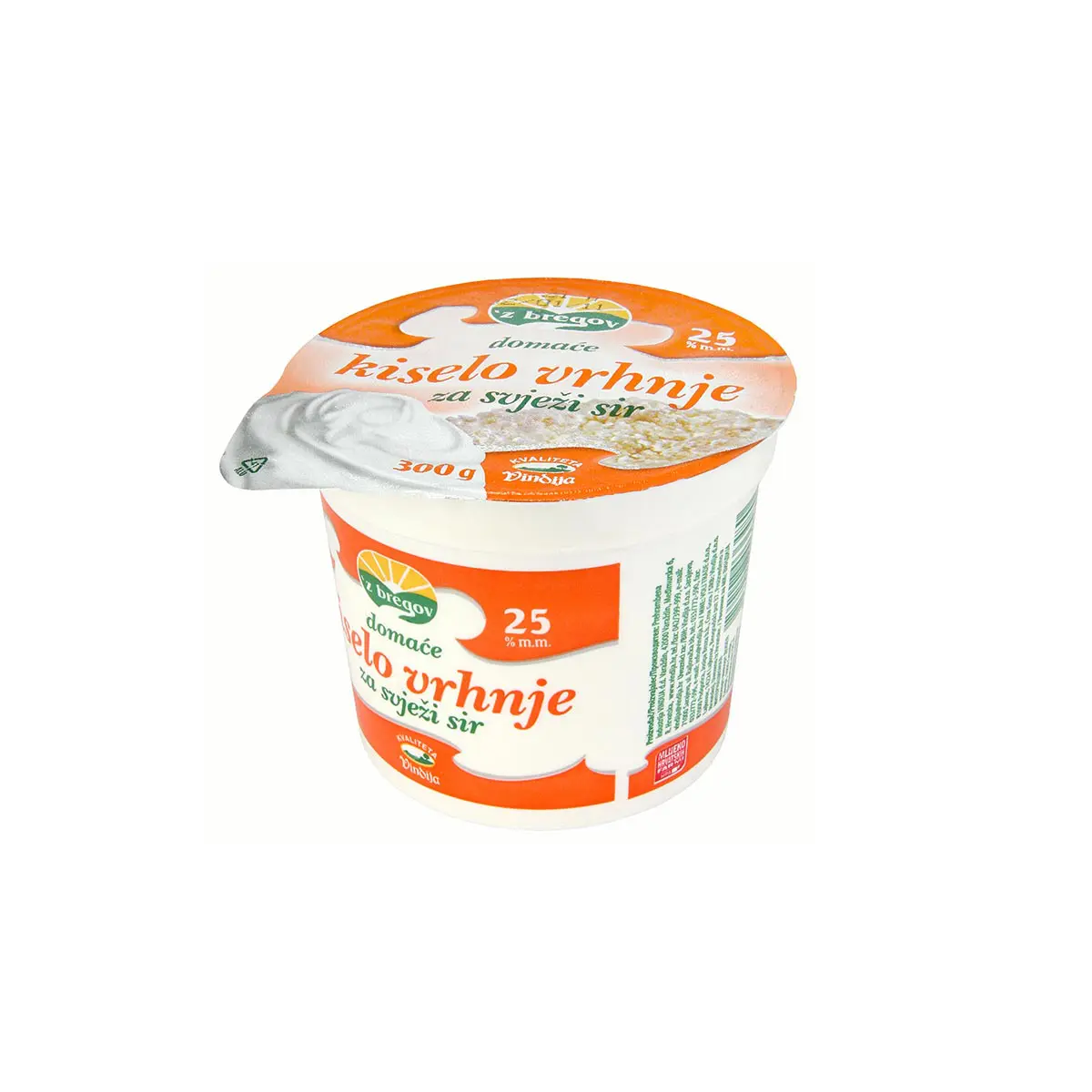 Vrhnje kiselo domaće za sir 300 g